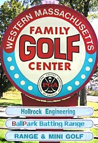 W.M. Family Golf Center Sign